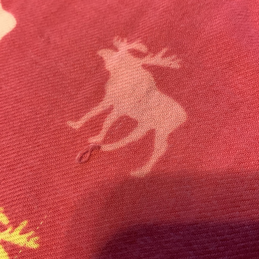 Vintage Abercrombie Logo Flannel PJ Pajama Lounge Drawstring Pants - Picture 7 of 7